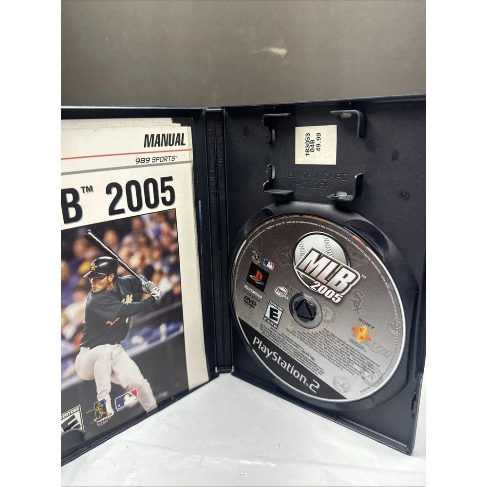 MLB 2005‎ PS2 (Sony PlayStation 2, 2004) 989 sports. Complete.